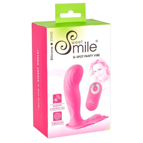 SMILE G-Spot Culotte - vibromasseur portable sans fil (rose)