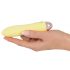 Cuties Mini Jaune - vibromasseur en silicone rechargeable