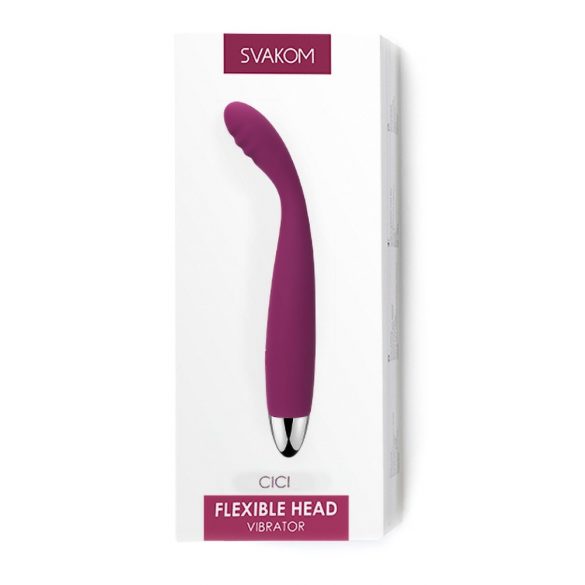 Svakom Cici - G-Point vibrateur rechargeable et flexible (violet)