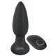 Velours Noir - vibromasseur anal sans fil (noir)