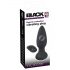 Black Velvet - vibromasseur anal rechargeable et télécommandé (noir)