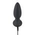 Velours Noir - vibromasseur anal sans fil (noir)