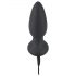 Black Velvet - vibromasseur anal rechargeable et télécommandé (noir)