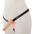 You2Toys - Strap-On - vibromasseur double rechargeable (naturel)