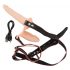 You2Toys - Strap-On - vibromasseur double rechargeable (naturel)