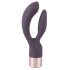 You2Toys Elegant Double - oplaadbare, clitorisstimulator vibrator (donkerpaars)