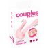 Couples Choice - vibromasseur rechargeable pour couples (rose clair)