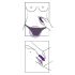 SMILE Culotte - vibromasseur clitoridien sans fil (violet)