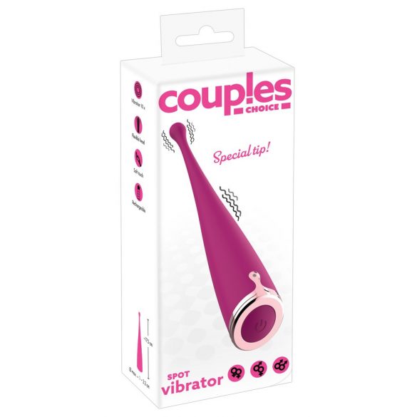 Couples Choice - oplaadbare clitoris vibrator (roze)

Vereenvoudigde naam: Clitoris vibrator (roze)