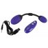 GoGasm Pussy & Ass - duo œuf vibrant sans fil, rechargeable (violet-noir)