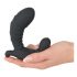 You2Toys - opblaasbare vibrator met afstandsbediening (zwart)