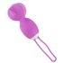 Boule de plaisir SMILE - œuf vibrant rotatif sans fil rechargeable (violet)