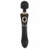 Cleopatra Wand Massager - vodotěsný, nabíjecí masážní vibrátor (černý)