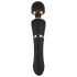 Cleopatra Wand Massager - vodotěsný, nabíjecí masážní vibrátor (černý)