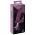 Vibromasseur G-spot avec stimulateur clitoridien rechargeable - Violet