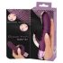 Vibromasseur G-spot avec stimulateur clitoridien rechargeable - Violet