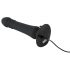 Velours Noir - Vibromasseur anal rechargeable (noir)