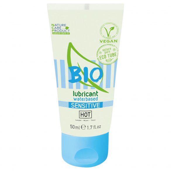 HOT Bio Sensitive – vegánsky lubrikant na báze vody (50ml)