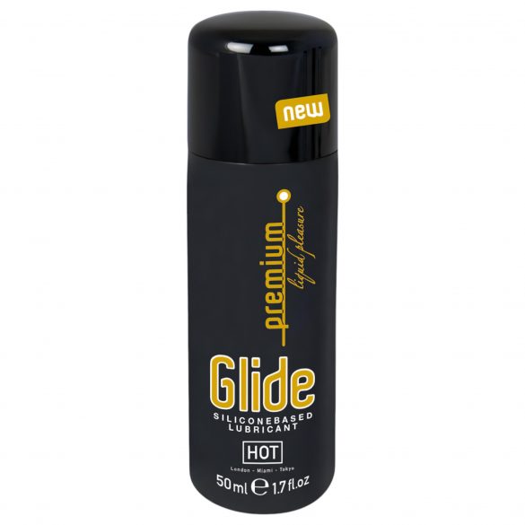 HOT Premium Glide - silikónový lubrikant (50ml)