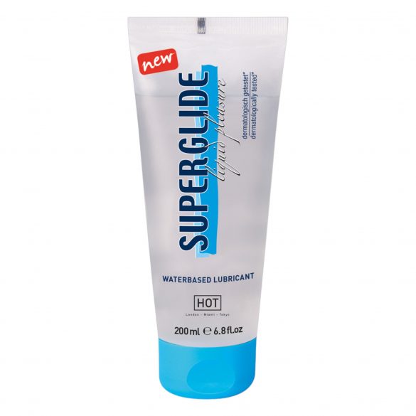 HOT Superglide - lubrikačný gél na báze vody (200 ml)