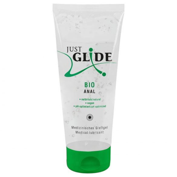 Just Glide Bio ANAL - veganský lubrikant na vodní bázi (200 ml)