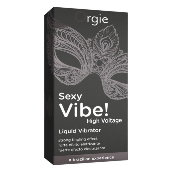 Orgie Sexy Vibe High Voltage - intenzivní stimulační tekutý vibrátor pro ženy a muže (15ml)