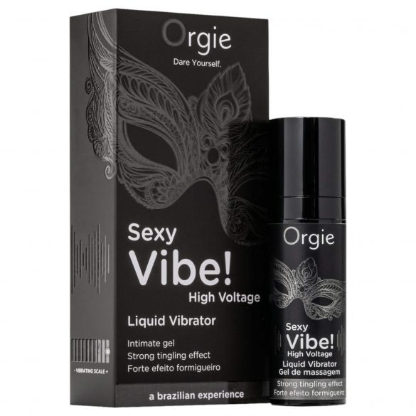 Orgie Sexy Vibe High Voltage - intenzivní stimulační tekutý vibrátor pro ženy a muže (15ml)