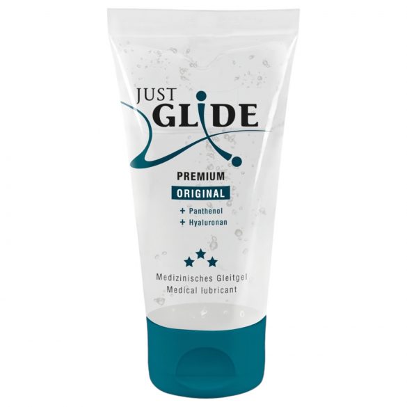 Just Glide Premium Original - veganský, na vodní bázi lubrikant (50 ml)