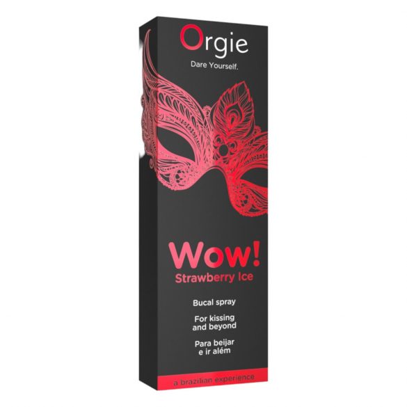 Orgie Wow Aardbei Ice - verkoelende oralspray (10ml)