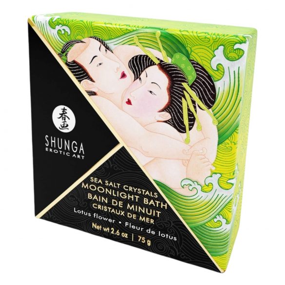 Fleur de Lotus Shunga - cristaux de bain aux minéraux de la mer Morte (75g)