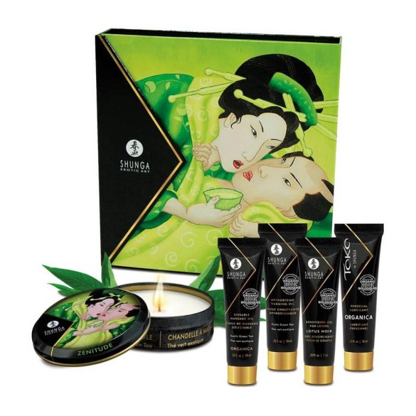 Ensemble SHUNGA Geisha - lubrifiant, huile de massage et bougie (5)