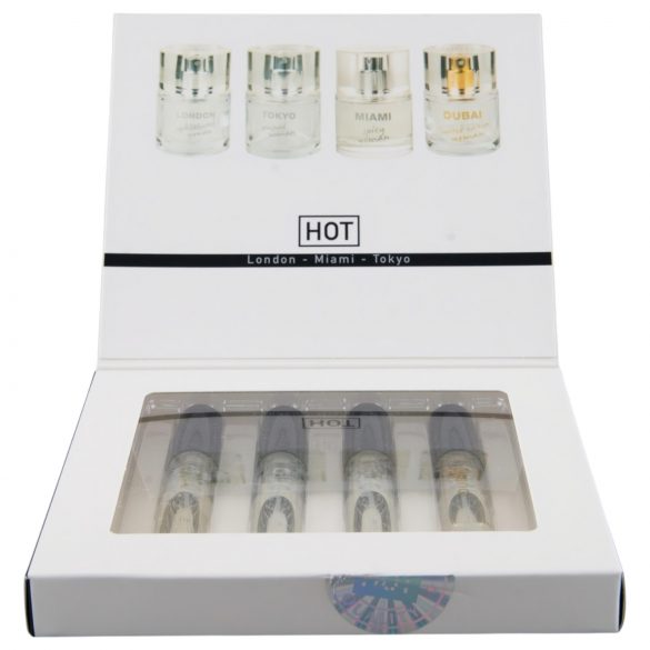 Coffret de parfums HOT LMTD pour femmes (4x5ml)