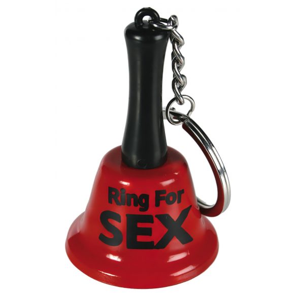 OOTB Ringing for Sex - přívěsek na klíče, zvonek na sex (červeno-černý)