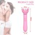 Sunfo - Vibromasseur rechargeable, rotatif et point G (rose)