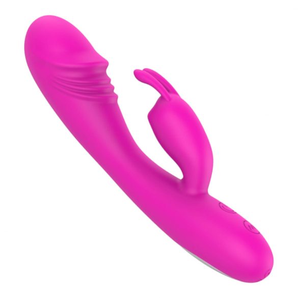 Lonely - vibromasseur rechargeable avec stimulateur clitoridien et point G (rose)