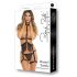 Rene Rofe Ensemble de Harnais et String Noir - S-L