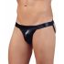 Boxer homme minimaliste brillant (noir)