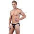 Boxer homme minimaliste brillant (noir)