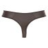 Svenjoyment - tanga homme brillant avec strass et zip (noir)