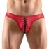 Svenjoyment - Boxer homme noir à lacets (rouge) - M