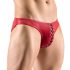 Svenjoyment - Boxer homme noir à lacets (rouge) - M