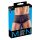 Boxer transparent rayé (noir)