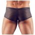 Boxer transparent rayé (noir) - XL