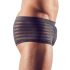 Transparante gestreepte boxershort (zwart) - XXL