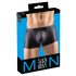 Svenjoyment - glinsterende rits matte boxers (zwart) - M