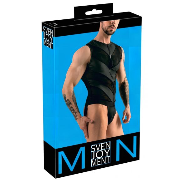 Svenjoyment - body zippé pour homme (noir)