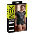 T-shirt noir NEK - homme, manches courtes, effet mat