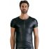 T-shirt noir NEK - homme, manches courtes, effet mat