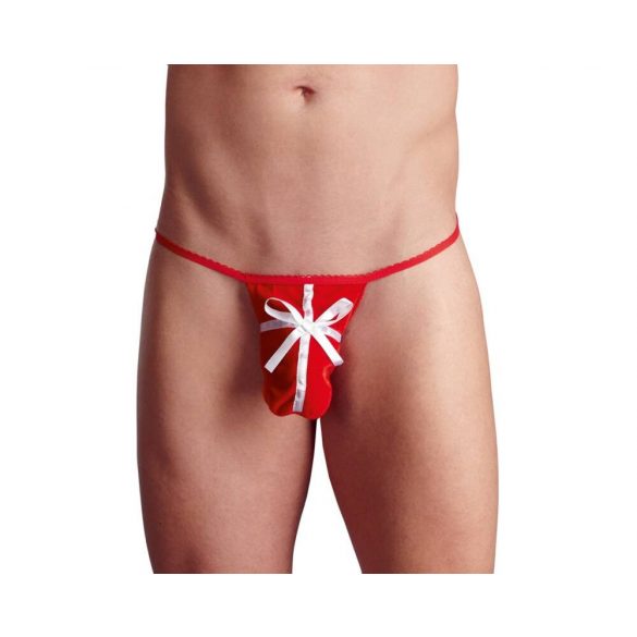 Svenjoyment Men's String - pánske tanga plné prekvapení - červené (S-L)