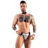 Svenjoyment - Ensemble de string de serveur pour hommes (noir-blanc)